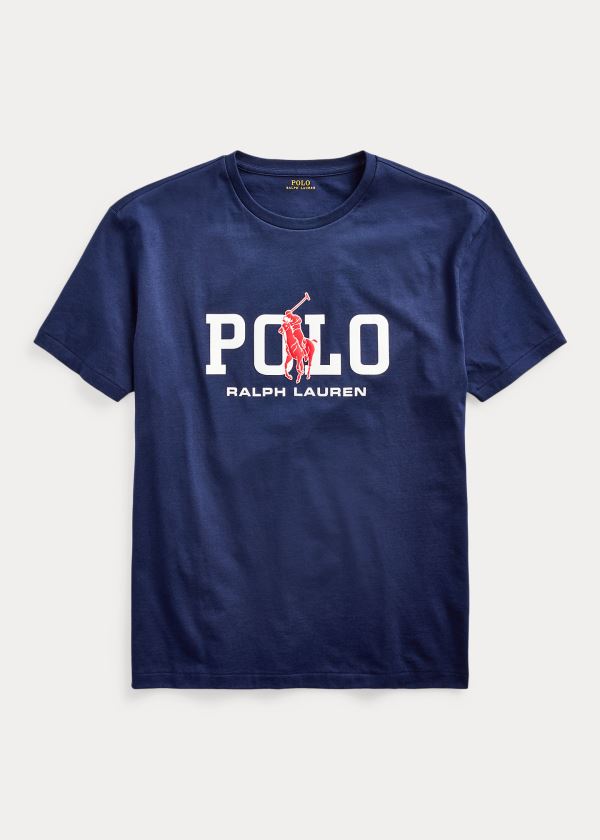 Polo Ralph Lauren Classic Fit Logo T Shirt Herre Danmark (KYQTE1352)